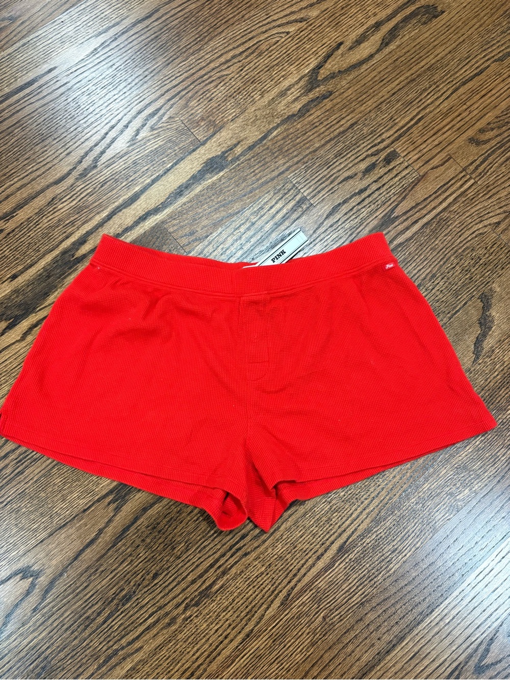 PINK Red Shorts